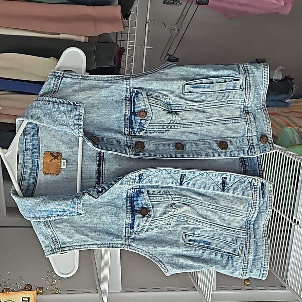 American Eagle Denim Vest